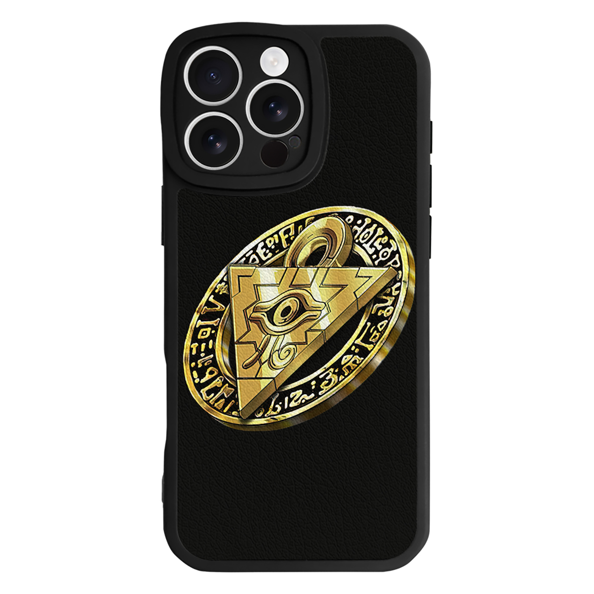 遊☆戯☆王 Yu-Gi-Oh! 【iPhone 16シリーズ対応】シリコンスマホケース（レザー調） 材質：シリコン